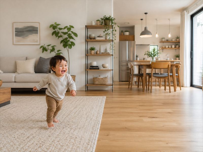 鳥取市で叶える、子育てに優しい自由設計のスマートハウス